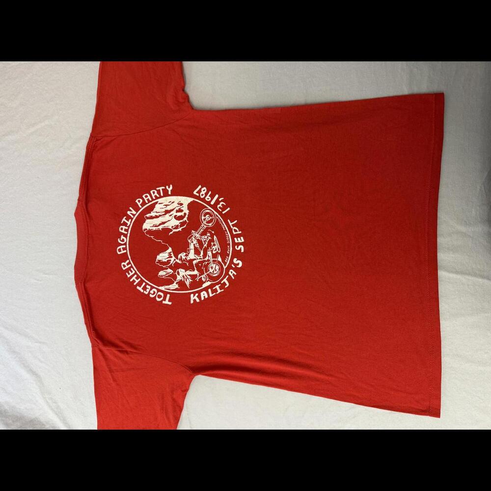 VTG Together Again Party Biker T-shirt Kalijas 1987 XL
